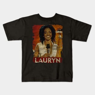 TEXTURE ART-Lauryn Hill - RETRO STYLE 3 Kids T-Shirt